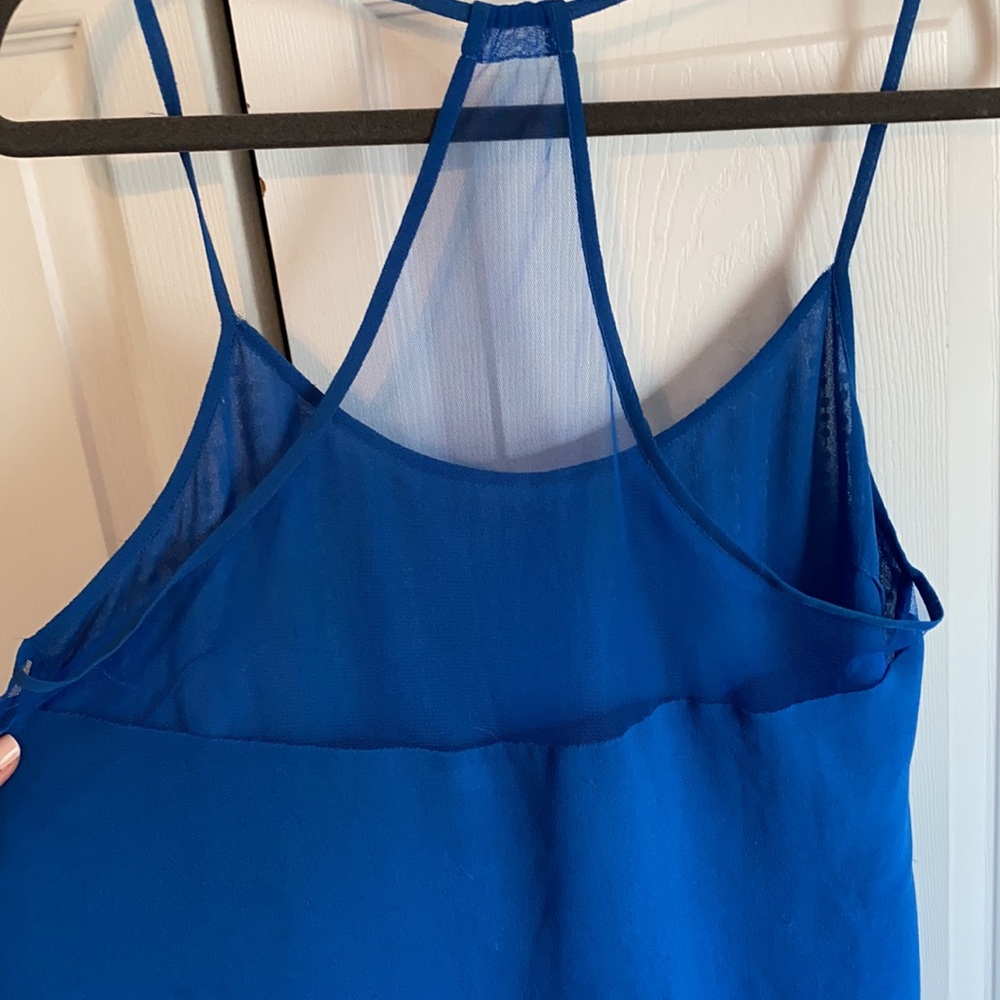 Blue sequin tank top (Hazel) - Picture 4 of 4